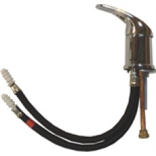 Taps (Ref 165 W) Comet Roma Shower VALVE 12 m with micro switch Smooth hose tails Caravan Motorhome